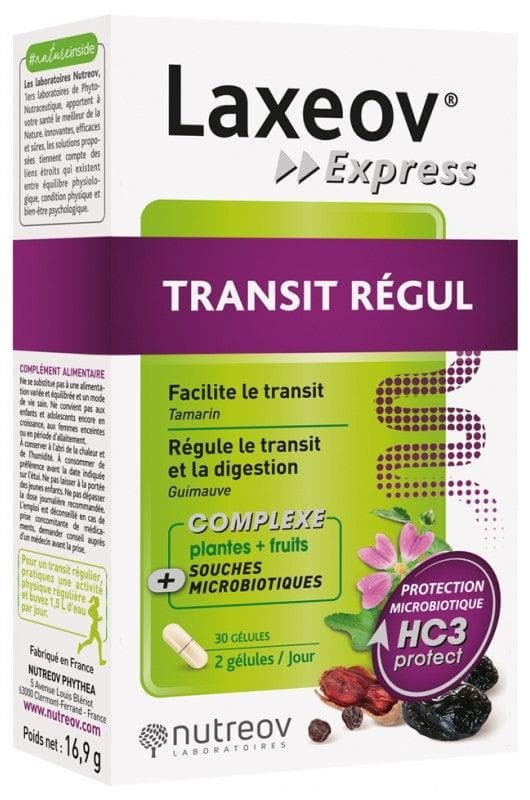 Nutreov Laxeov Express Transit Régul 30 Capsules