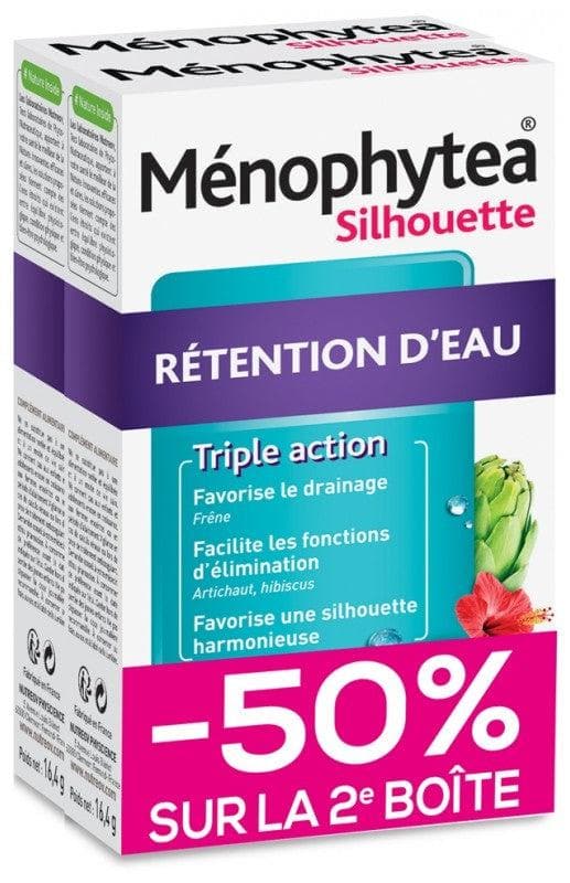 Nutreov Ménophytea Silhouette Water Retention 2 x 30 Tablets