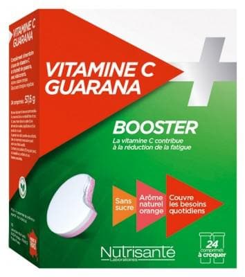 Nutrisanté - Booster Vitamin C + Guarana 24 Tablets