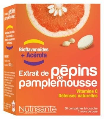 Nutrisanté - Extract of Grapefruit Seeds 56 Tablets
