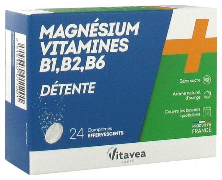 Nutrisanté Magnesium + Vitamins B1 B2 B6 24 Effervescent Tablets