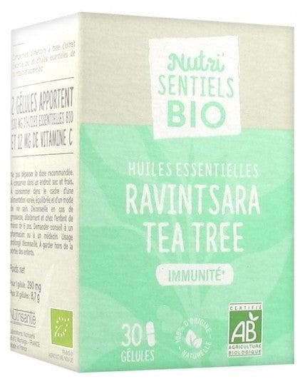 Nutrisanté Nutri'SENTIELS Organic Ravintsara Tea Tree Essential Oils 30 Capsules