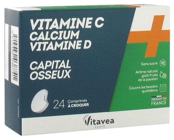 Nutrisanté Vitamin C Calcium Vitamin D 24 Tablets to Crunch