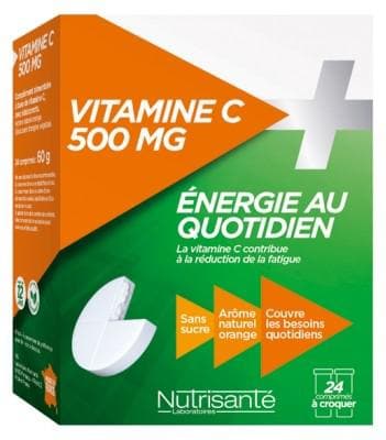 Nutrisanté - Vitamin C to Crunch 500mg 24 Tablets