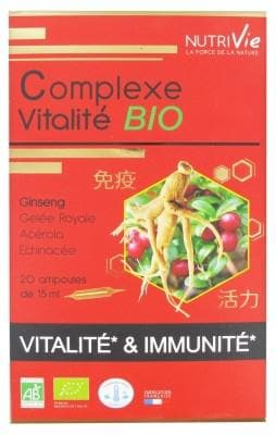 Nutrivie - Organic Vitality Complex 20 Phials