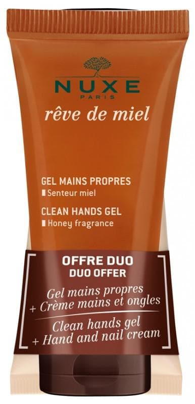 Nuxe Rêve de Miel Clean Hands Gel + Hand and Nail Cream 30ml