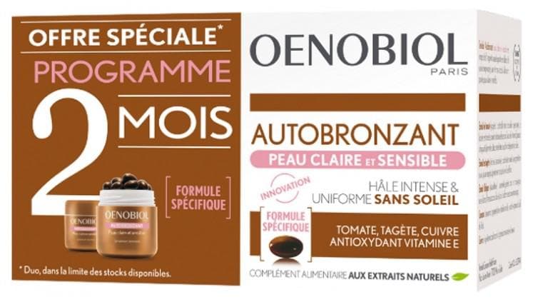 Oenobiol Self-Tanner Fair and Sensitive Skin 2 x 30 Capsules