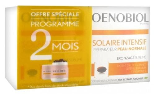 Oenobiol Solaire Intensive Sun Normal Skin Preparer 2 x 30 Capsules