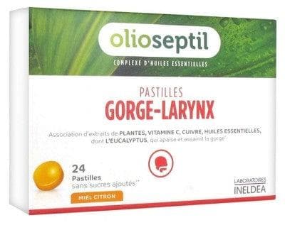 Olioseptil - Lozenges Throat Larynx Honey Lemon 24 Lozenges
