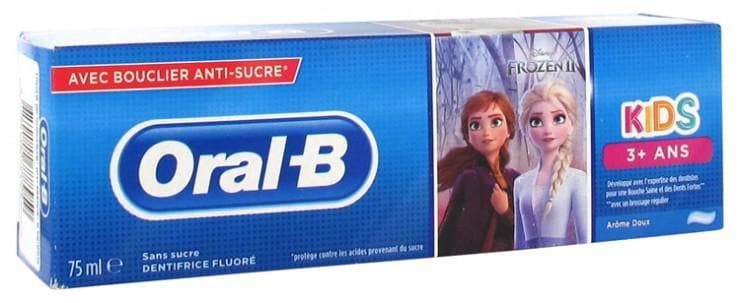 Oral-B Kids Fluoride Toothpaste Sugar Free 3 Years Old and + 75ml Version: Frozen