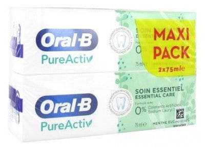 Oral-B - Toothpaste PureActiv Essential Care 2 x 75ml
