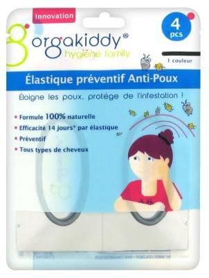 Orgakiddy - 4 Preventive Anti-Lice Elastics