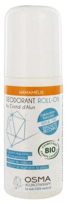 Osma Laboratoires Organic Roll-On Deodorant with Alum Crystal 50ml Fragrance: Hamamelis