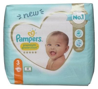 Pampers - Premium Protection 28 Diapers Size 3 (6-10 kg)