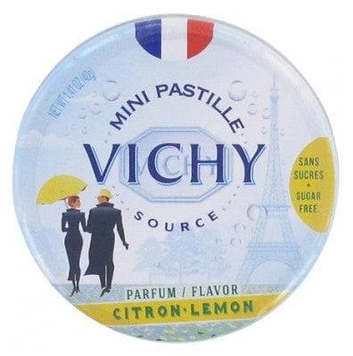 Pastille Vichy - Mini Lemon Flavour Lozenges Sugar Free 40g