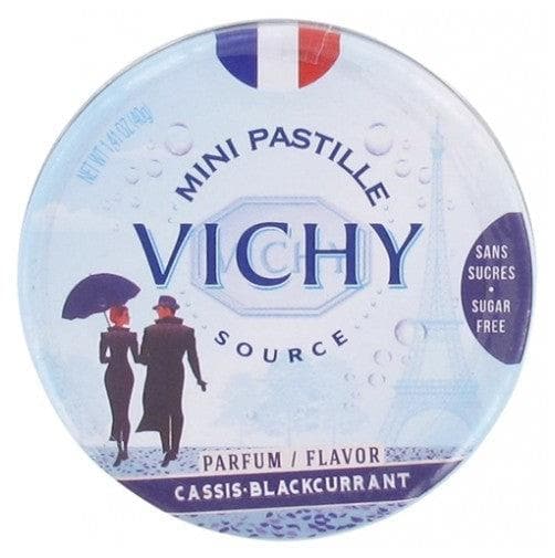 Pastille Vichy Vichy Lozenge Mini Lozenges Blackcurrant Flavour Sugar Free 40g