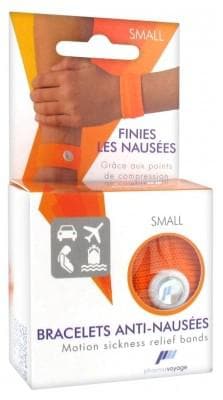 Pharmavoyage - Anti-Nausea Wristbands Small - Colour: Orange