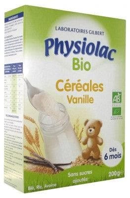 Physiolac - Organic Cereals Vanilla From 6 Months 200g