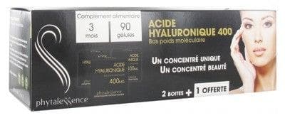 Phytalessence - Hyaluronic Acid 400mg Pack of 3 x 30 Capsules