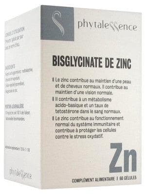 Phytalessence - Zinc Bisglycinate 60 Capsules