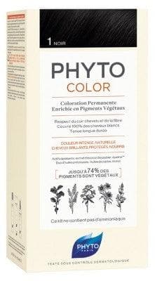 Phyto - Color Permanent Color - Hair Colour: 1 Black
