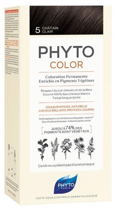 Phyto Color Permanent Color Hair Colour: 5 Light Brown