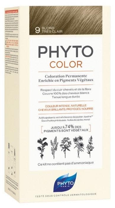 Phyto Color Permanent Color Hair Colour: 9 Very Light Blond