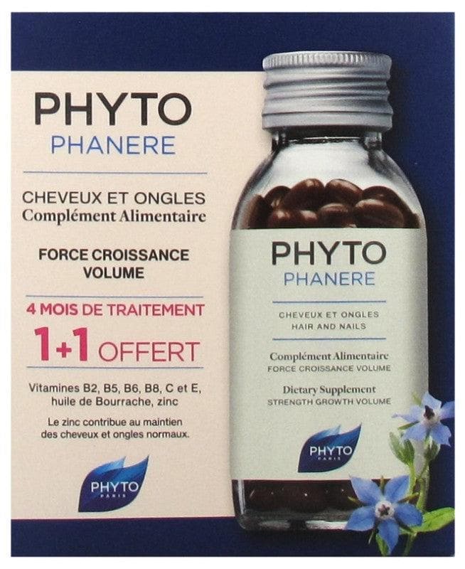 Phyto phanère Hair and Nails 4 Months Treatment 240 Capsules