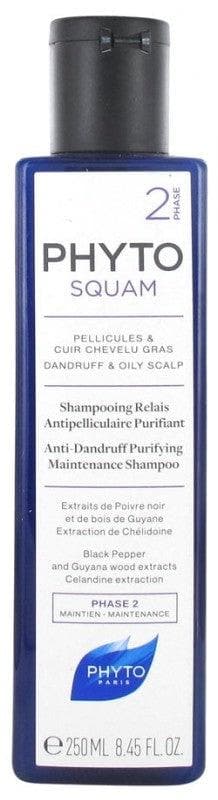 Phyto squam Anti-Dandruff Purifying Maintenance Shampoo 250ml