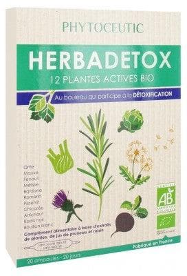 Phytoceutic - Herbadetox Organic 12 Active Plants 20 Phials
