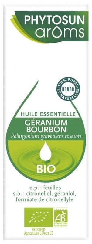 Phytosun Arôms Bourbon Géranium (Pelargonium graveolens roseum) Bio 10 ml