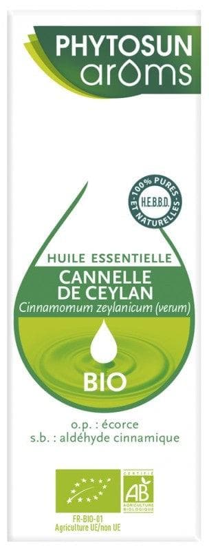 Phytosun Arôms Organic Essential Oil Cinnamon Ceylan (Cinnanomum Zeylinacum (Venum)) 5 ml
