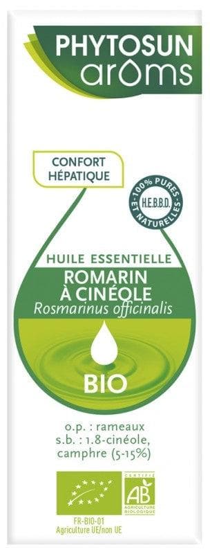 Phytosun Arôms Organic Essential Oil Rosemary Cineole (Rosmarinus Officinalis) 10ml
