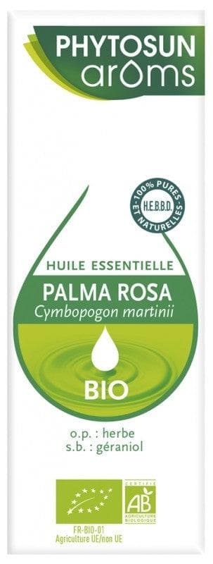 Phytosun Arôms Palma Rosa (Cymbopogon Martinii) Organic Essential Oil 10ml