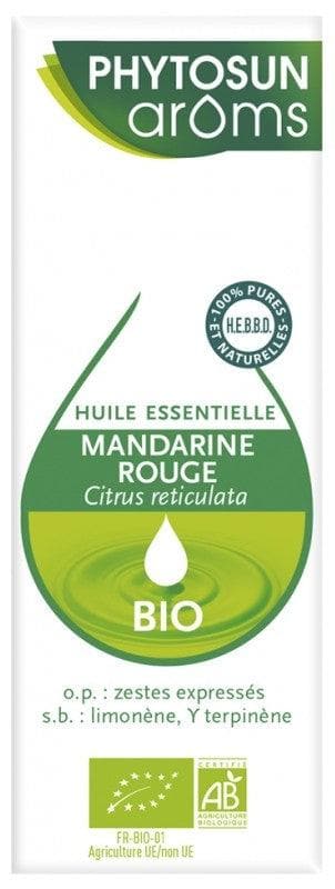 Phytosun Arôms Red Mandarine (Citrus reticulata) Organic Essential Oil 10 ml