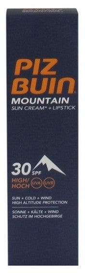 Piz Buin Mountain Sun Cream 20ml/Lipstick SPF30 2,3ml