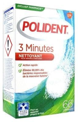 Polident Corega - 3 Minutes Cleansing 66 Tablets
