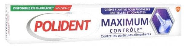 Polident Corega Maximum Contrôle Fixative Cream for Partial and Complete Dentures 70g
