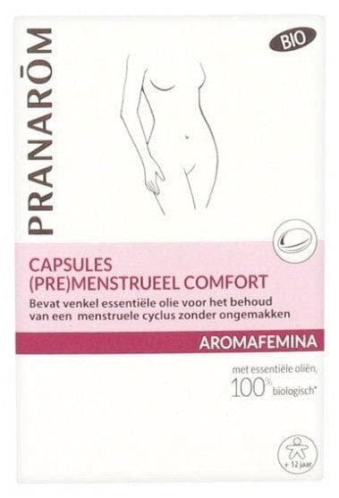 Pranarôm Aromafemina Organic Comfort Capsules (Pre)Menstrual 30 Capsules