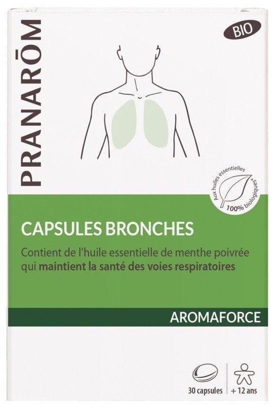 Pranarôm Aromaforce Organic Bronchial Capsules 30 Capsules