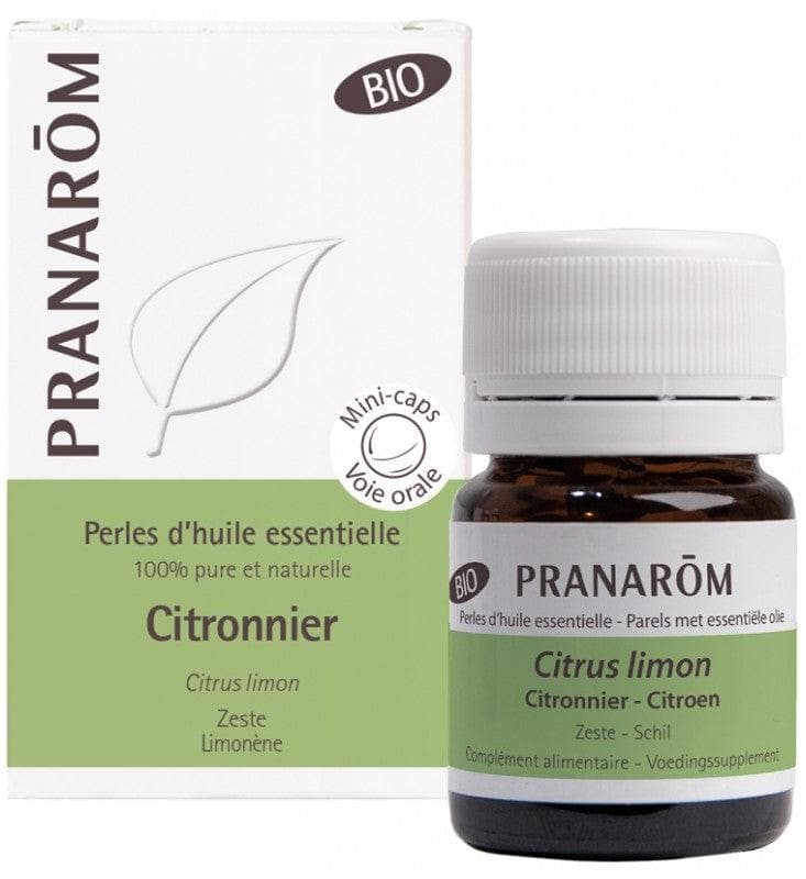 Pranarôm Organic Pearls of Essential Oil Lemon Tree (Citrus limon) 60 Pearls