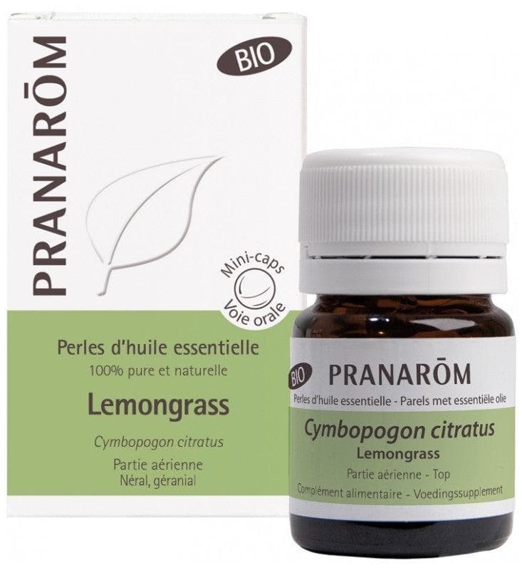 Pranarôm Pearls of Essential Oils Lemongrass (Cymbopogon Citratus) Organic 60 Pearls