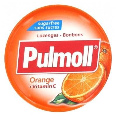 Pulmoll - Lozenges Orange Sugar Free 45g