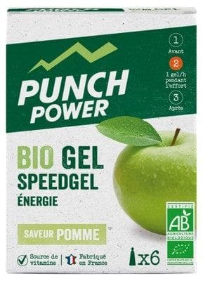 Punch Power - Organic Gel Speedgel 6 Tubes of 25g