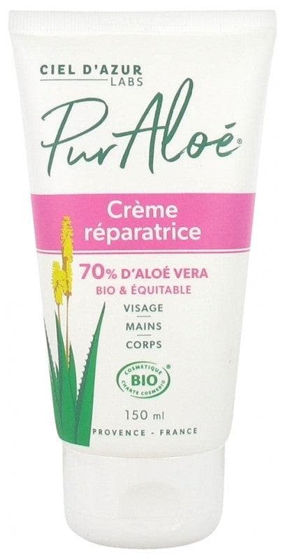 Pur Aloé Organic Restorative Cream with Aloe Vera 70% 150ml