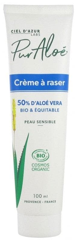 Pur Aloé Organic Shaving Cream with Aloe Vera 50% 100ml