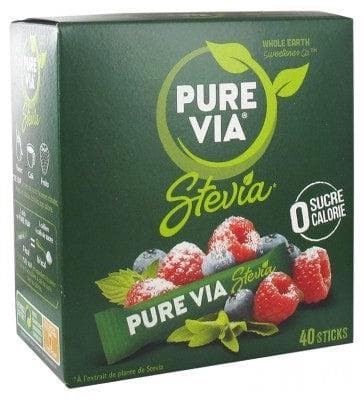 Pure Via - Stevia 40 Sticks