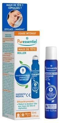 Puressentiel - Headache Roller With 9 Essential Oils 10ml