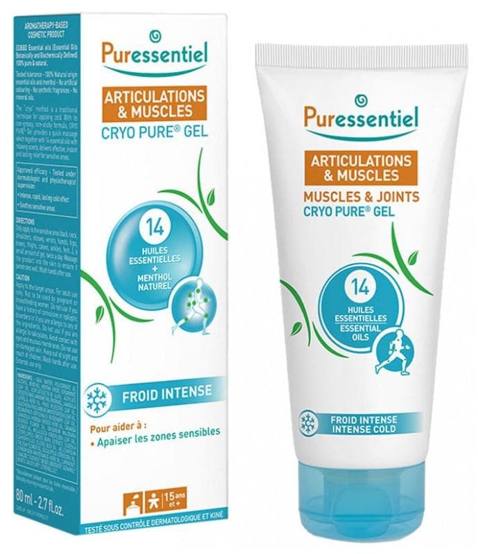 Puressentiel Muscles & Joints Cryo Pure Gel with 14 Essential Oils 80ml
