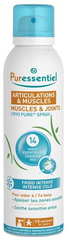 Puressentiel Muscles & Joints Cryo Pure Spray with 14 Essential Oils 150ml